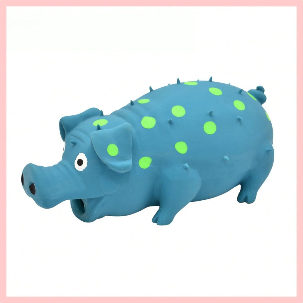 Dog Toys, Latex Sounding Toys, Spotted Pigs, Pet Bite-resistant Monsters Called Pigs Grind Their Teeth and Clean Their Teeth
