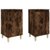 VidaXL Bedside Tables 2 Pcs Smoked Oak 40x35x70 Cm Engineered Wood 819639