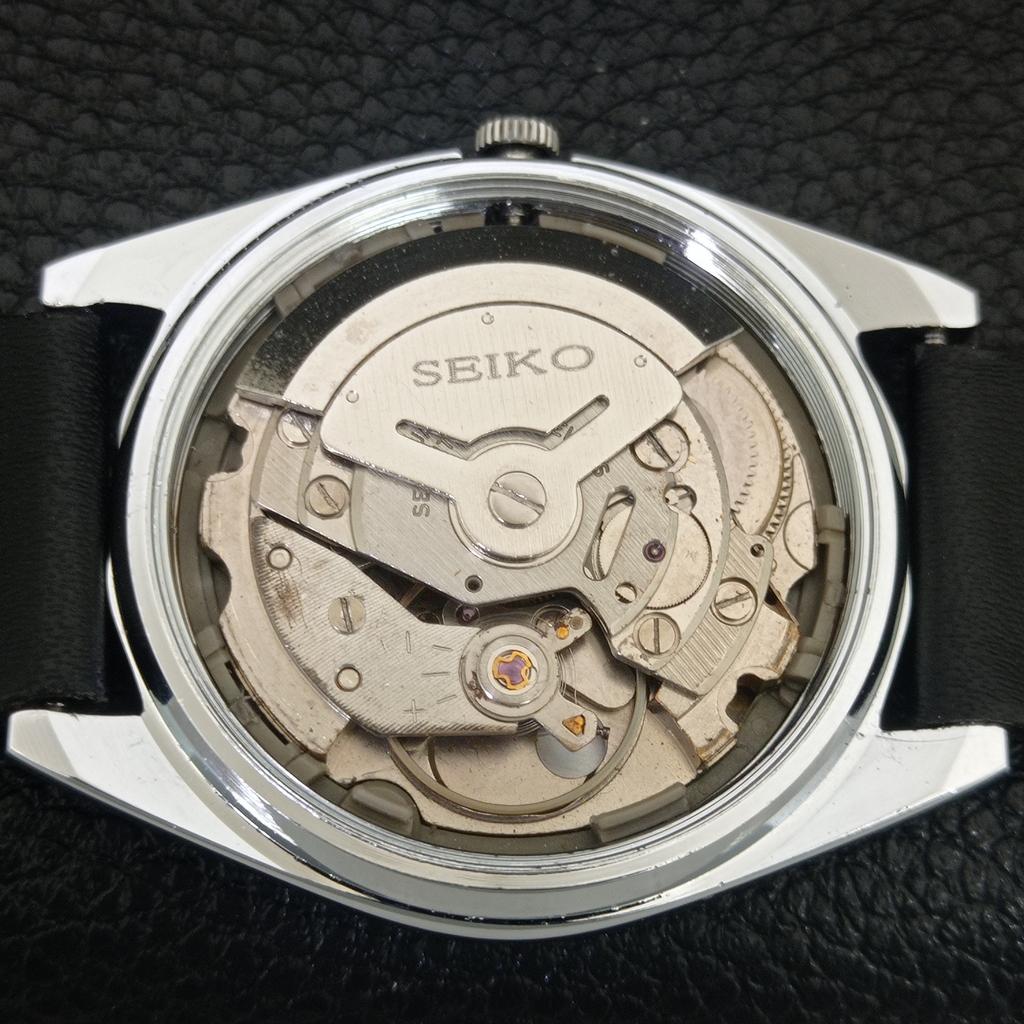 REFURBISHED VINTAGE SEIKO AUTOMATIC 6309A JAPAN MENS WHITE DIAL WATCH A442745-1