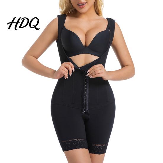 Skin-friendly Body Shaper High Waist Clasp Firm Tummy Butt with Front Shapewear Open-Crotch Lifting Control Hip Breathable