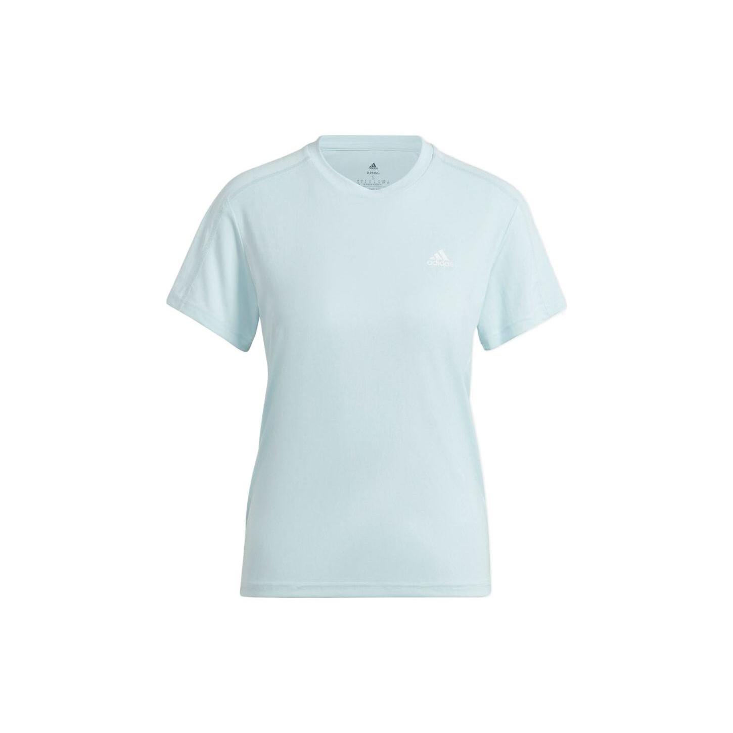 (WMNS) adidas Run It Running T-Shirt Asia Sizing Blue Women s HL1456 XS