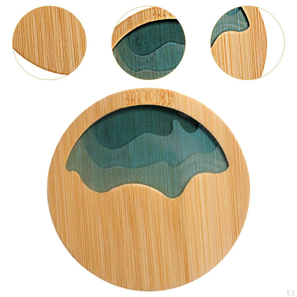 Bamboo Tea Coaster for Drinks Traditional Drink Coasters Teacup Mat