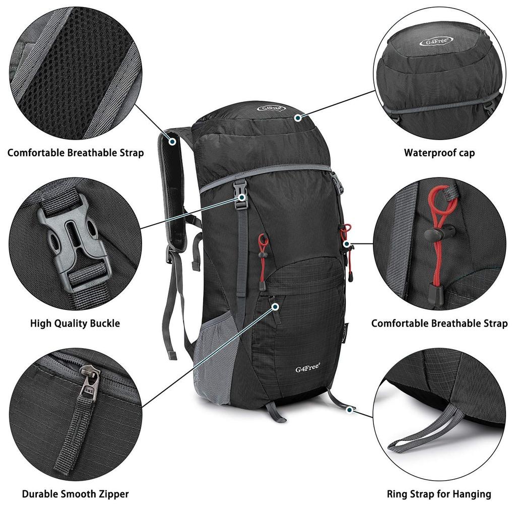 Ultralight pliabil rucsac alpinism rucsac capacitate mare impermeabil drumeții rucsac geantă de călătorie ușoară respirabilă bunuri convenabile multifuncționale