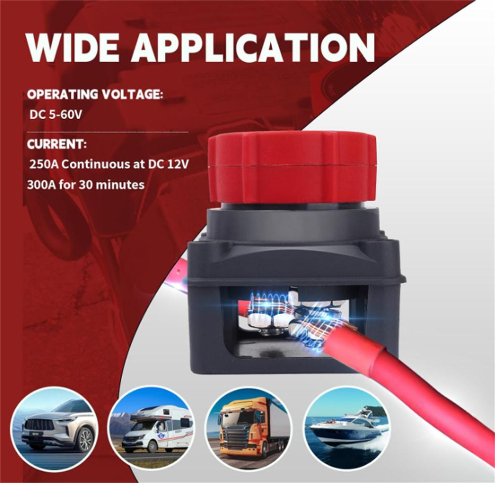 

Выключатель массы - DC 5-60V - С вольтметром Для морского/автомобильного/RV-апгрейда