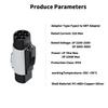 NTO Type2 to GBT Adapter 7.2kW/22kW Compatible with Type 2 Charger for Electric Cars with Chinese GB/T Charging Socket