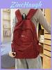Style Vintage Leopard Backpack For Female Students Travel Daypack
