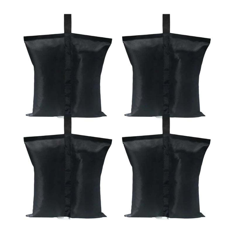Fillable Tent Weight Bags 4 Pack for Camping Shelter Use, Yard Shade Hold and Added Ground Support Around Tents