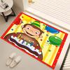1pc Curious George Print Area Rug - Soft, Washable Non-Slip Indoor Mat, Living Room, Home Office Decorative Rug,Office Decorative
