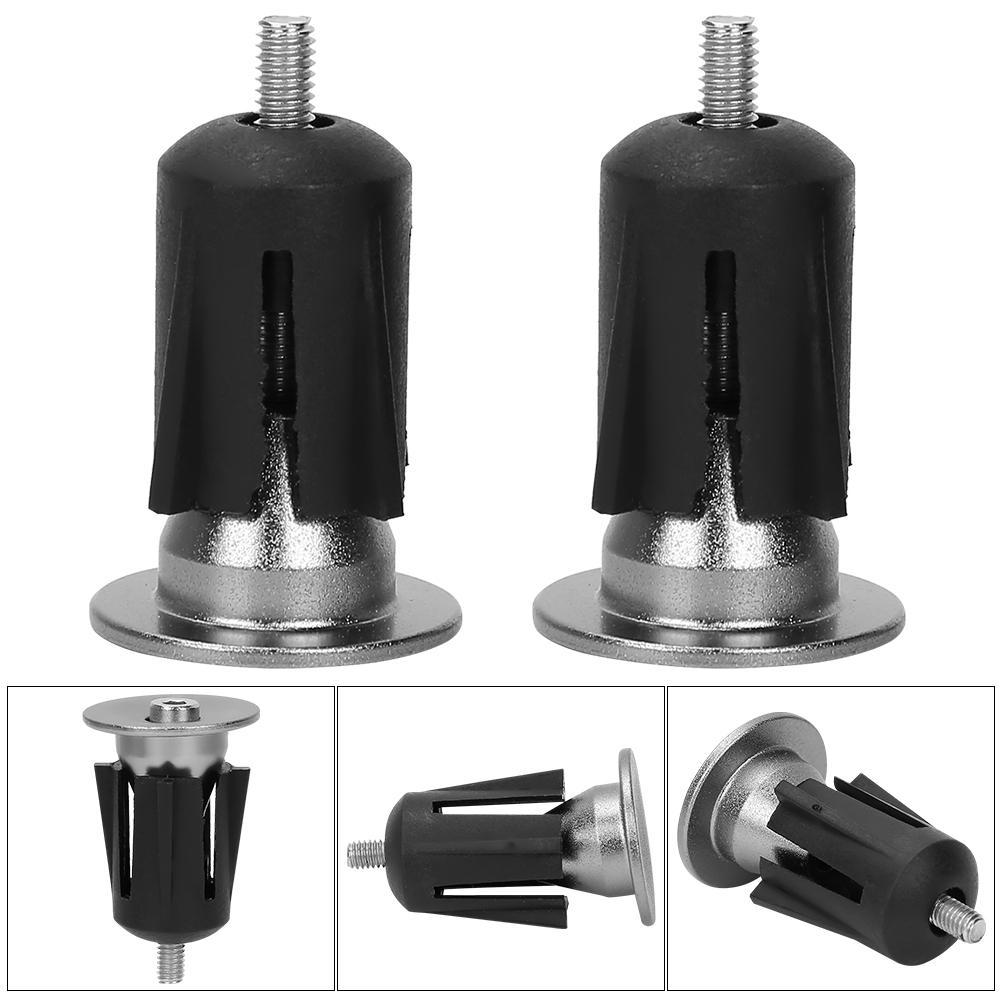 1 Pair Aluminum Alloy Bike Grips Bar End   Plug for Mountain Bike Handlebar (  color)