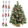Christmas Keychain Pendant Xmas Tree Elk Snowman Keyring Merry Christmas Decor For Home 2025 Navidad Noel Happy New Year Gift