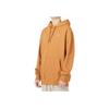 Puma Solid Color Logo Patch Drawstring Hoodie with Long Sleeves Men Tops Yellow 537750-74