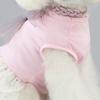 Dog Dress Soft Stretchy Cotton Sweet Rabbit Pattern Dog Clothes for Party