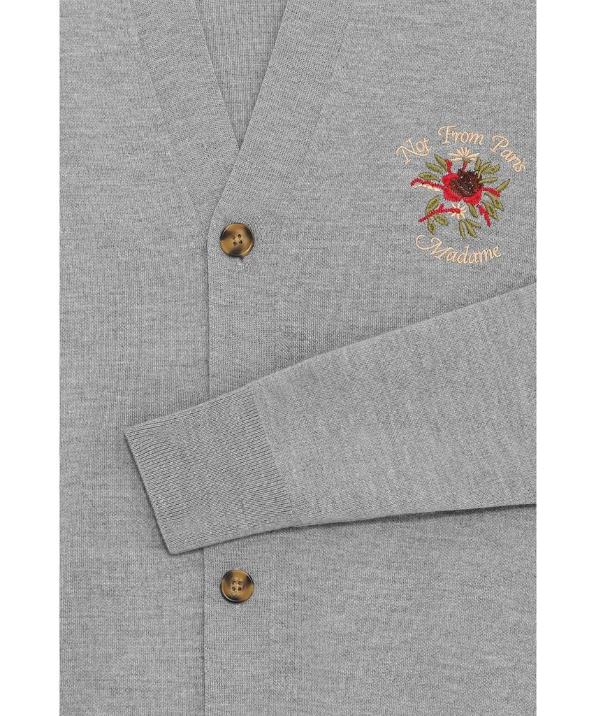 Drole De Monsieur Le Cardigan Slogan Rose D0Wcw25261Gyl