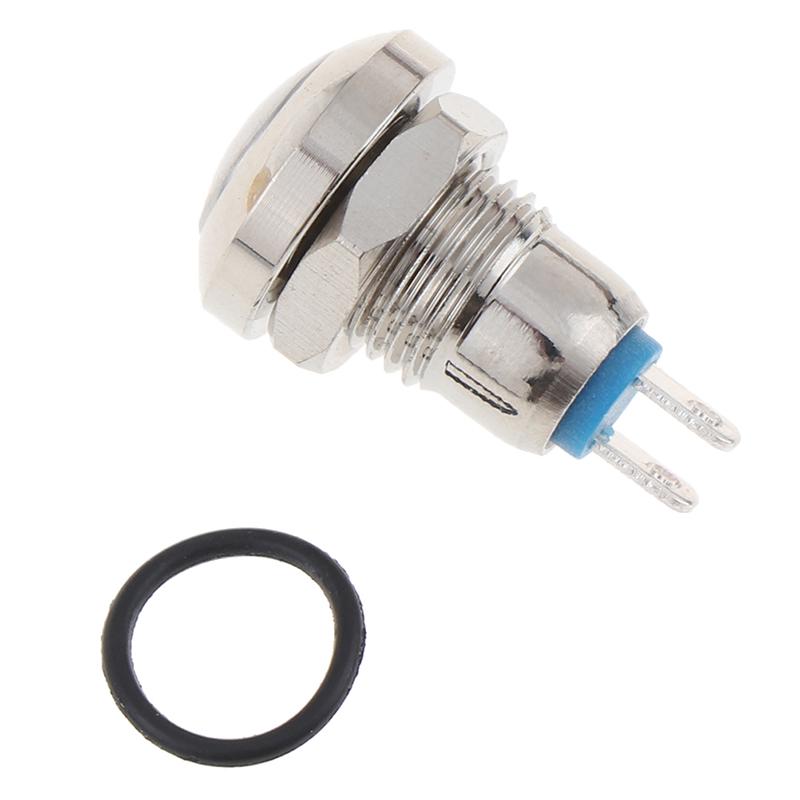 8Mm Mini Metal Push Reset Button Switch On Off High Head Switch Push Button