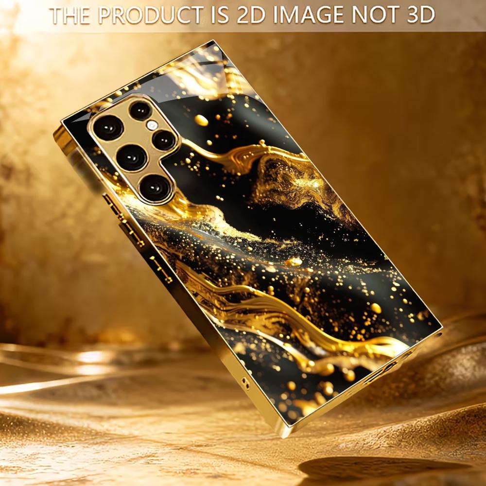 Schutzhülle Atmosphere High-End Galvanisiertes Glas Handyhülle für Samsung Galaxy S26 S25 S24 S23 S22 S21 FE, Ultra, Plus
