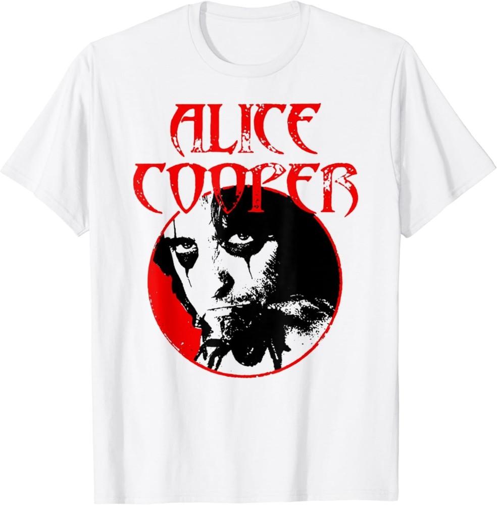 

Alice Cooper – Madhouse Photo On Silver T-Shirt S