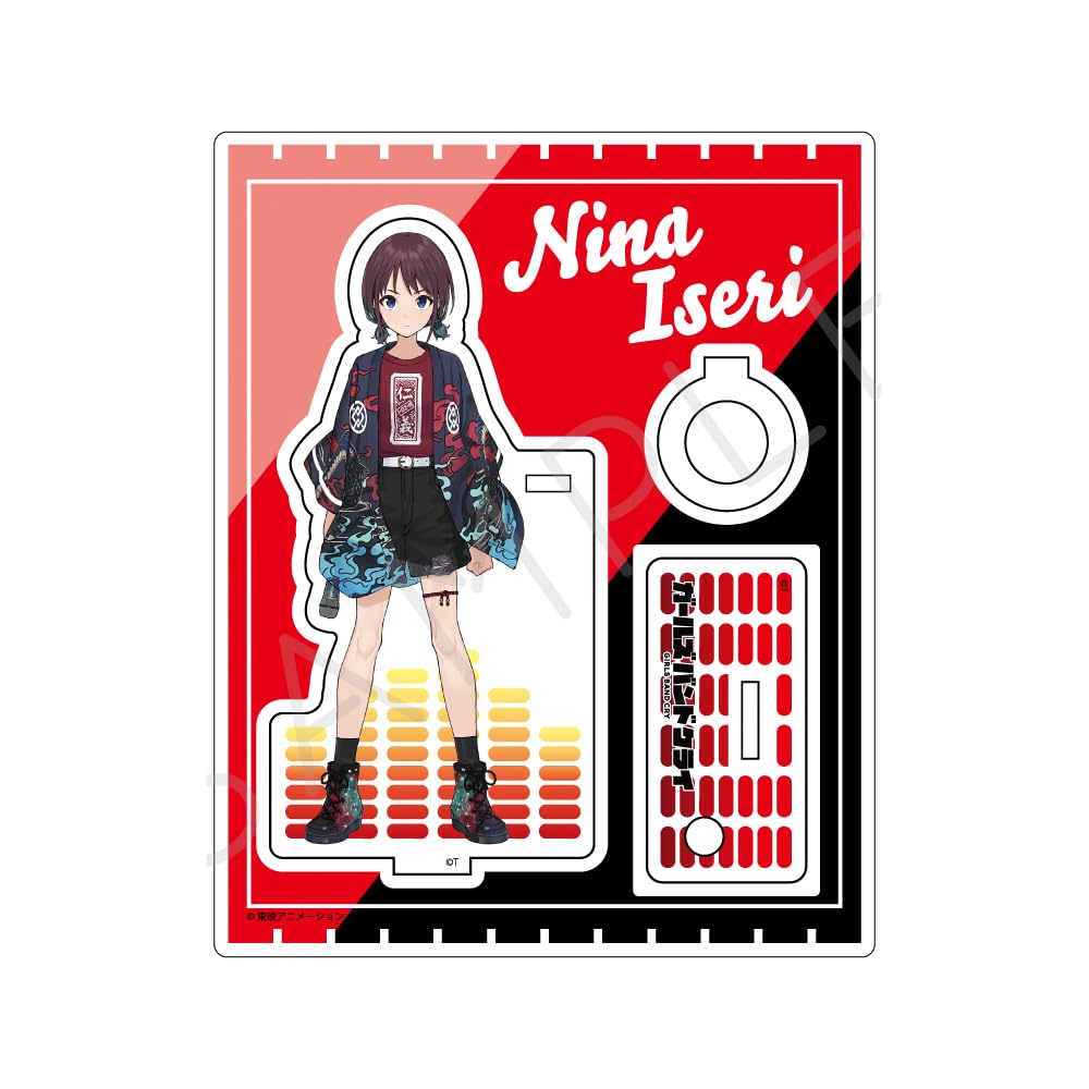 TV Anime Band 3rd Acrylic Stand YA "Girls Cry" [Iseki Nina]