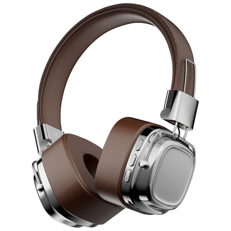 Retro Trendy Wireless Headphone Bluetooth 5.3 Long Battery Life Stereo Music Sport Foldable OverEar Headset with Noise Reduction RGB Light