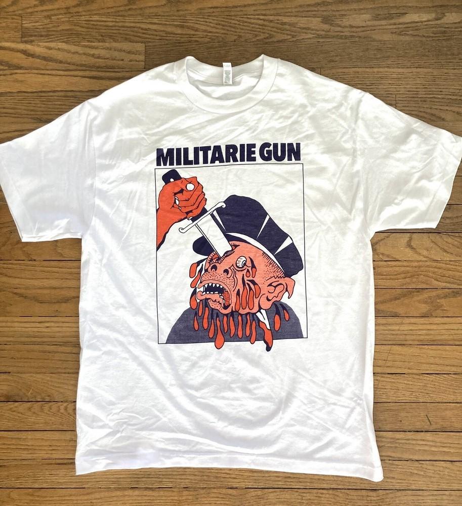 

Rare! Militarie Gun band Shirt tour Tee Unisex Gift Fan S-5XL IM0716 Unisex T-Shirt XXXXL