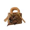 New fashion contrasting bag portable shoulder messenger women's bag