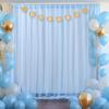Chiffon Curtain Wedding Party Backdrop Baby Shower Drape Hotel Banquet Wrinkle Free Photo Background Wedding Curtain Decoration
