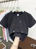 Kids Summer Cotton Cartoon T Shirt Loose Round Neck Short Sleeve Casual Top For Boys And Girls