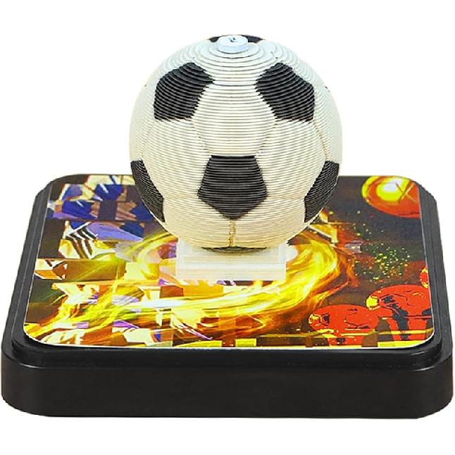 Time Piece Calendar, 3D Art Calendar Memo Pad 2025 Creative Desk Calendar with Light,Christmas Tree Rip Away Paper Carving Memo Pad Art Notepad