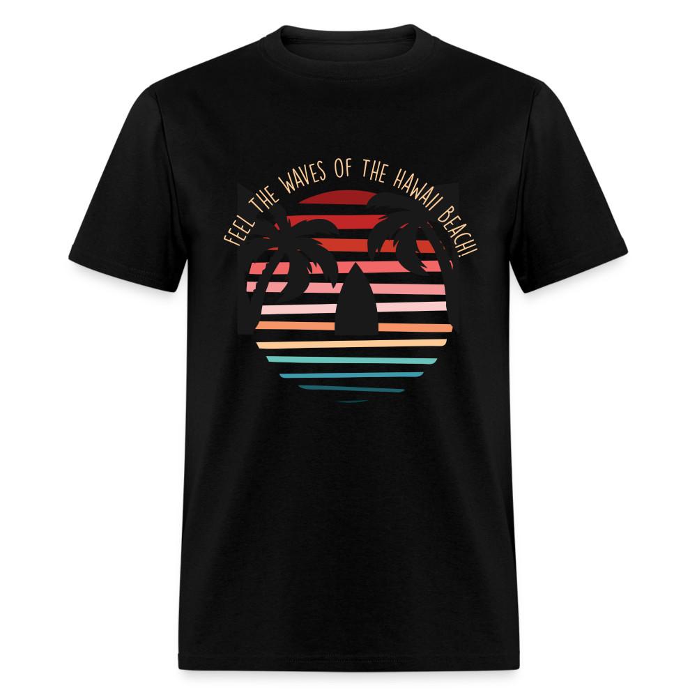 

Feel the Waves of the Hawaii Beach shirt Surfboard Surfing Sunset T-Shirt S-6XL 2XL