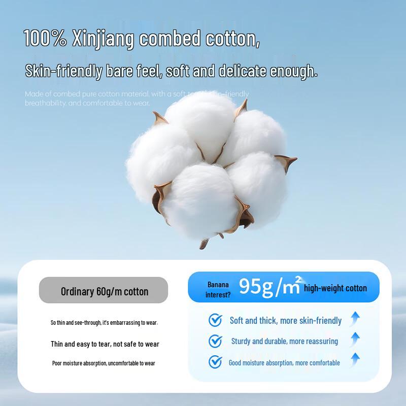 BANANA TRIP Women's Disposable Cotton Underwear