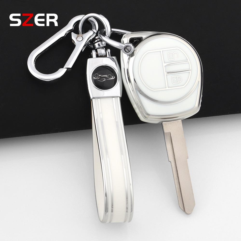 Tpu Car Remote Key Case Cover Shell For Suzuki Swift Sx4 Liana Aerio Jimny Samurai Amagatarai Grand Vitara Auto Fob Keychain