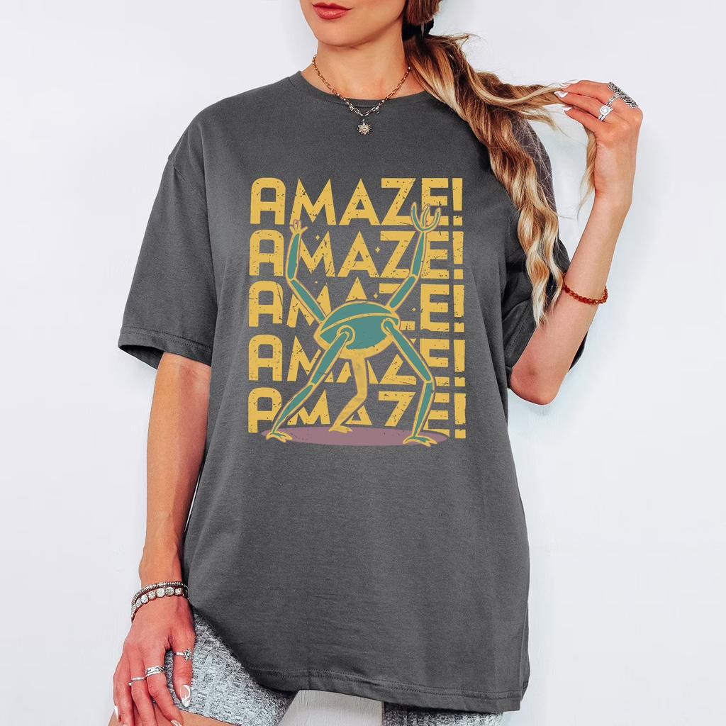 Project Hail Mary Rocky Amaze Graphic 100cotton Unisex Shirt Andy Weir 2026 Summer New Fashion Y2k Short Sleeve Movie Tshirt