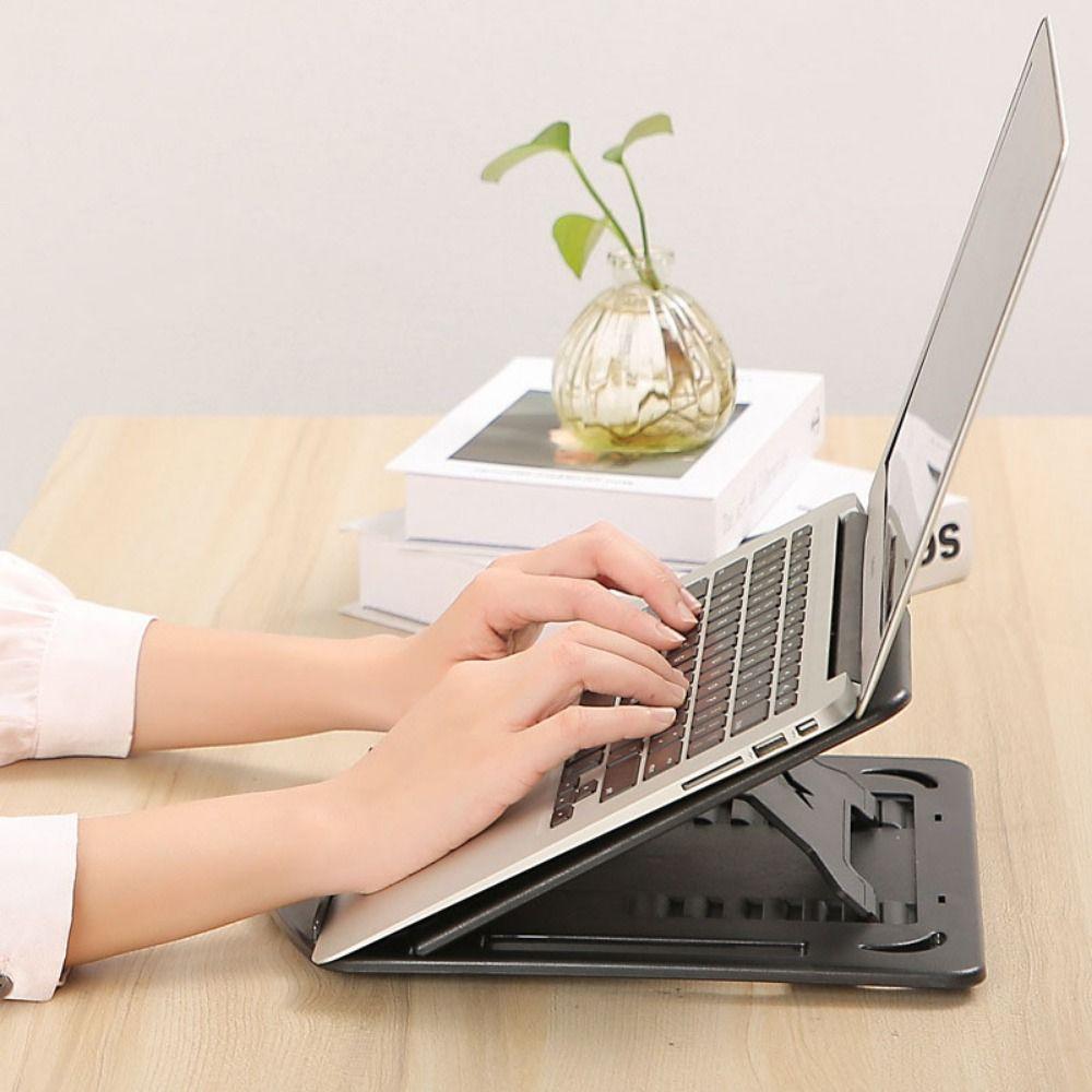 With Phone Holder Desktop Holder Foldable Ergonomic Laptop Riser Laptop Stand  Watching TV