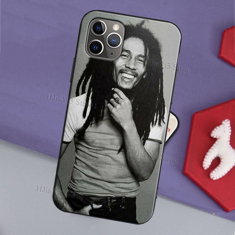 Bob Marley Quotes Rasta Reggae Case For iPhone 11 12 Pro Max 13 mini SE 2020 6S 8 7 Plus X XR XS Max Back Cover Shell