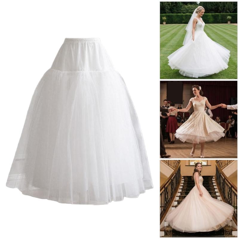 Boneless Crinoline 4 Layer Underskirt Petticoat for Bridal Gown Comfortable Tulle Petticoat for Women Various Gowns