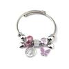 Stainless steel DIY silver opening adjustable bracelet women's personality simple bracelet jewelry new