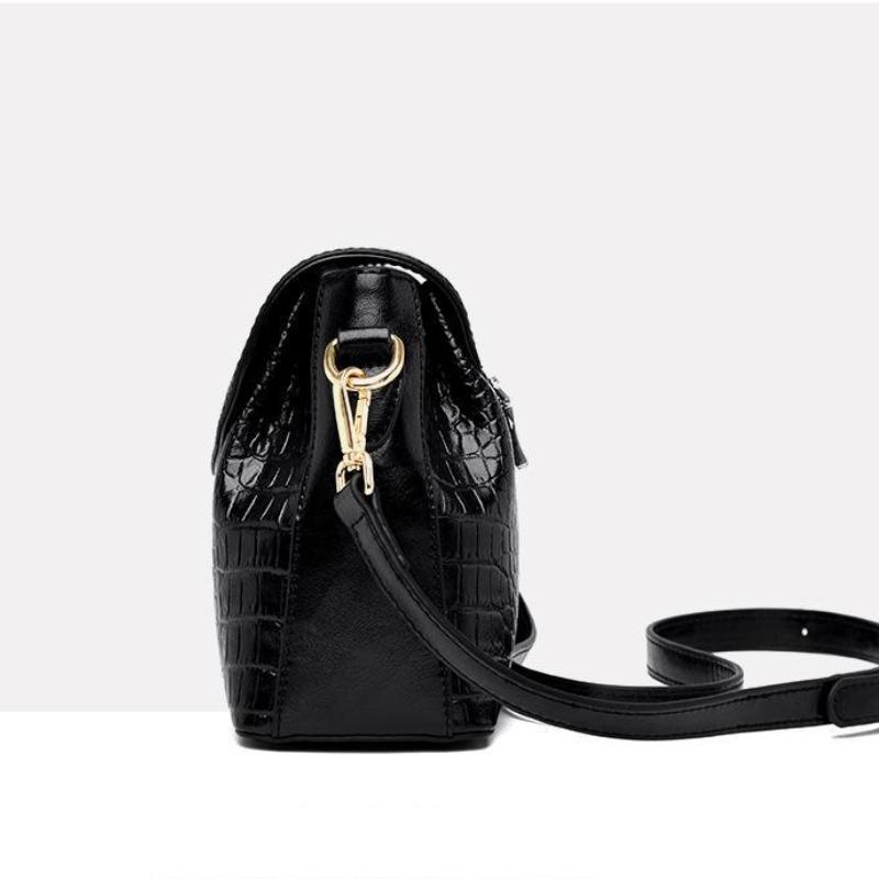 Johnature Mode Designer Tasche Einfache Alligator Frauen Leder Schulter Taschen Freizeit Große Kapazität Dame Umhängetasche