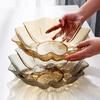 Fruit Tray Living Room Household Tea Table Light Luxury Snack Candy Storage Tray Crystal Fruit Tray Ornaments Vegetable Plate
