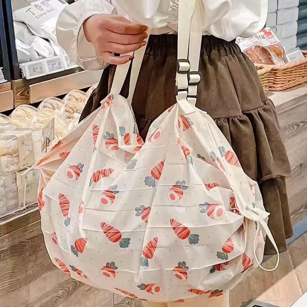 Foldable Japanese-Style Eco-Friendly Travel Shoulder Bag