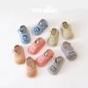 2025 Autumn/Winter Fleece-lined Non-slip Velcro Baby Walking Socks & Indoor Shoes