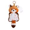 Doll Pendant Cartoon Elephant Monkey Fox Frog Design Plush Keychain Bags Backpacks Keys Decorative Bag Accessory