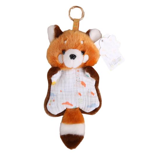 Doll Pendant Cartoon Elephant Monkey Fox Frog Design Plush Keychain Bags Backpacks Keys Decorative Bag Accessory