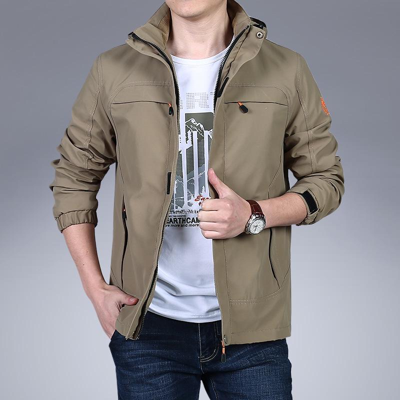 2024 Men's Casual Spring/Autumn Jacket: Middle-Aged Windbreaker