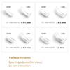 8 Pieces Invisible Ring Size Adjusters Invisible Clip Guard Resizer Clear Guard Ring Sizer Fit for Man Woman Loose Ring