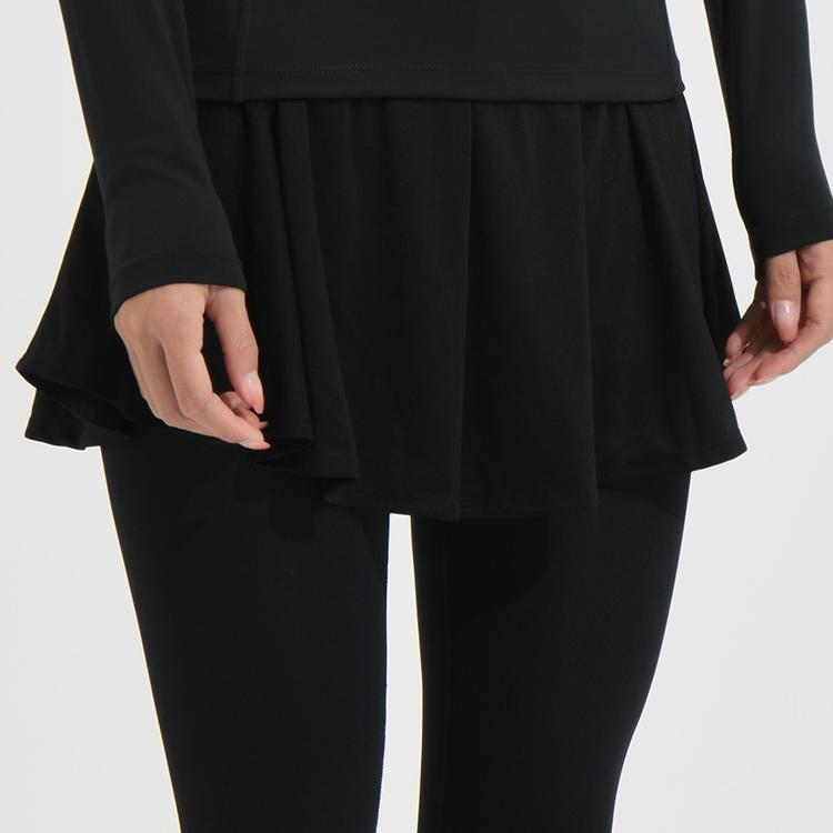 Li Ning Badminton Series Sports Quick-Dry Sweat-Wicking Breathable Running Skirt Women Skirts Black ASKR022-1