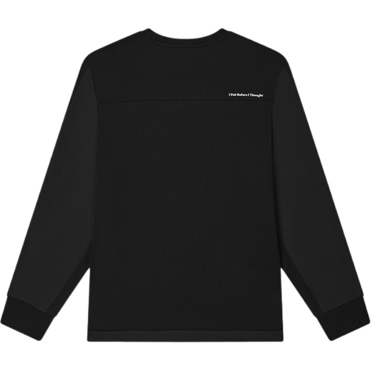 Fila Heritage Series Fashion Casual Simple Comfortable Long Sleeve T-Shirt Men Tops Black F11M448210F-BK