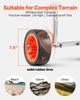 Kayak Cart, 113.4 Kg Load Capacity, Canoe Cart Dolly with 19.1 Cm Solid Rubber Tires & Kickstand, Assembles & Disassembles Within Seconds, Paddle
