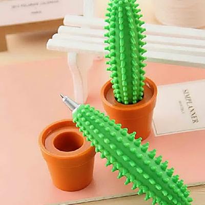 Cactus Plant Pen and 1 Pot