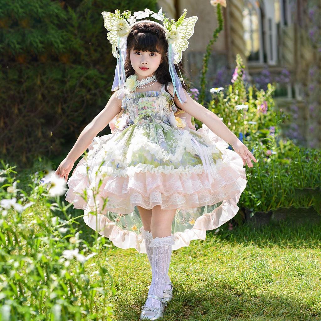 Girls' Wizard of Oz Lolita Princess Dress - 26 New Summer Styles, Puffy Forest Gown for Birthdays