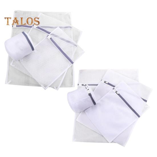 4 ks/sada sada síťovaných sáčků na prádlo sada nerezových zipů zavírání voštinový organizér sáčků na prádlo praní a sušení sáčky na prádlo