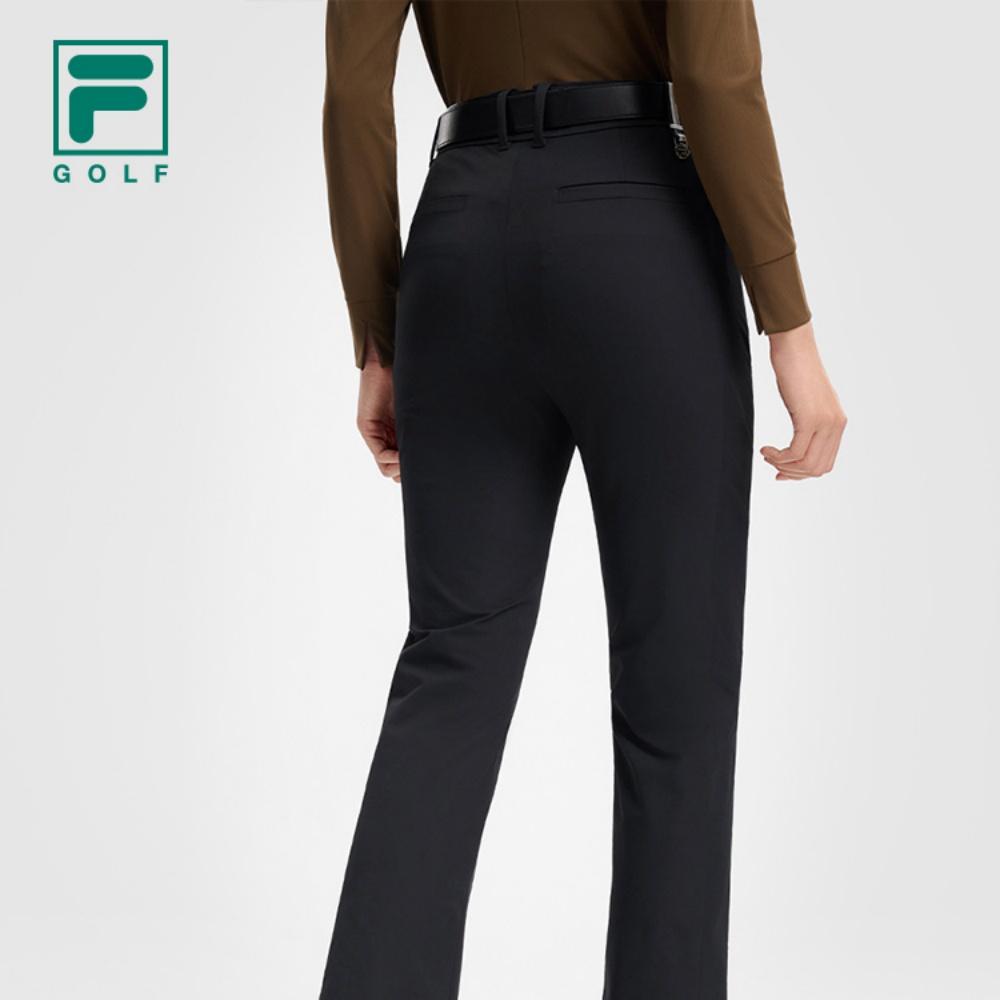 Fila Golf Minimalist Fashion Versatile Casual Pants Women Bottoms Deep-Black A11W635805FBK
